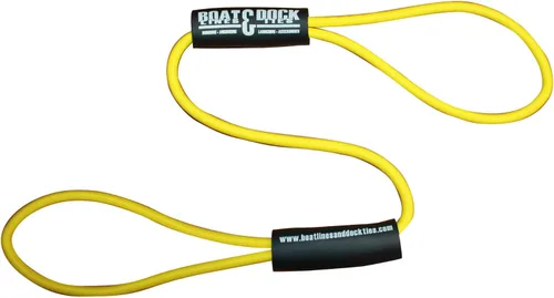 Miniatura 4 de Boat Lines & Dock Ties - Lazos elásticos básicos para muelle de barco con flotadores (negro, 36 pulgadas, 2 unidades)