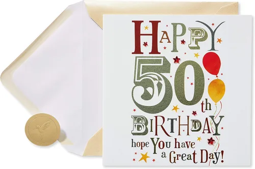 Miniatura 7 de Tarjeta de cumpleaños número 50 de Papyrus (50 se ve increíble en ti)