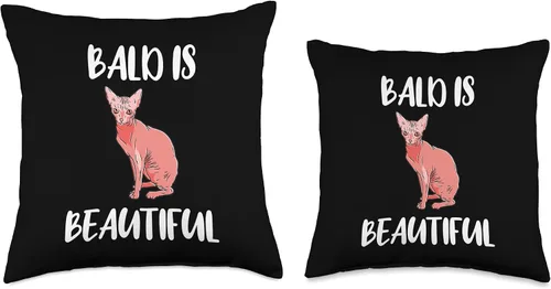Miniatura 3 de Funny Sphynx Cat Ideas Sphynx Cat Lover Idea Cald Beautiful Sphynx Owner - Almohada para amantes de los gatos, 16 x 16 pulgadas, multicolor