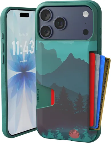 Miniatura 110 de Smartish - Funda tipo cartera para iPhone 11, diseño de cartera volumen 1 [delgada + protectora] con tarjetero - probada para caídas con ranura