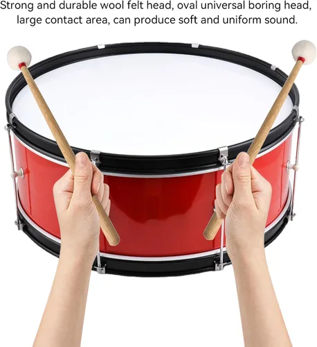 Miniatura 3 de Palillo de percusión de 4.57 pulgadas de longitud, mazos de tambor y percusión para xilófono, carillón, bloque de madera, glockenspiel y campanas