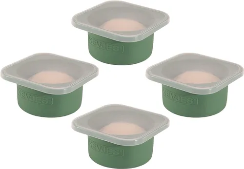 Recipiente individual para masa de pizza de 16.9 fl oz con tapa hermética, ideal para pizza napolitana, bola de masa redonda, fermentación en frío,