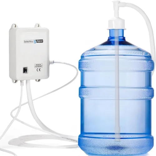 Dispensador de agua potable de 1/3 / 5 galones, enchufe de EE. UU., dispensador de agua embotellada de entrada única, bomba eléctrica de agua para