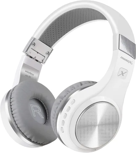 Miniatura 7 de Auriculares Bluetooth Riwbox, XBT-80 - Auriculares inalámbricos plegables con Bluetooth, estéreo, con micrófono y control de volumen, con cable e