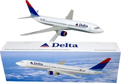 Miniatura 3 de Delta Shuttle (00-07) 737-800 Escala 1:200 – Modelo de avión de plástico a presión – Réplica coleccionable de Delta Airlines Aircraft Parte