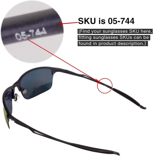 Miniatura 6 de Walleva Replacement Lenses for Oakley Half Wire 2.0 Sunglasses - 13 Options Available