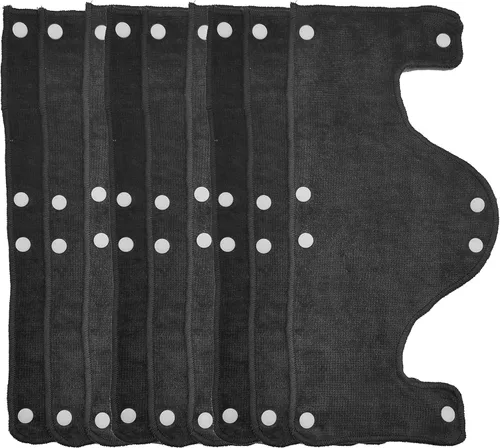 Miniatura 32 de Banda para el sudor para sombrero duro grande de color gris oscuro, forro de sombrero duro reutilizable y lavable de terry de algodón, se ajusta