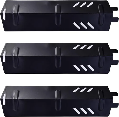 P9156A (paquete de 3) Placa de calor de acero porcelana para parrilla de patio trasero BY13-101-001-11, BY14-101-001-01, GBC1429W, GBC1429W-C,