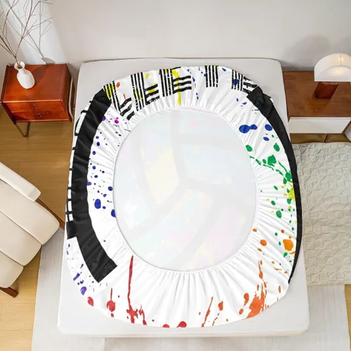 Miniatura 3 de Erosebridal Juego de ropa de cama de pelota de voleibol, tamaño individual, juegos de voleibol, juego de ropa de cama deportiva para niños, niñas