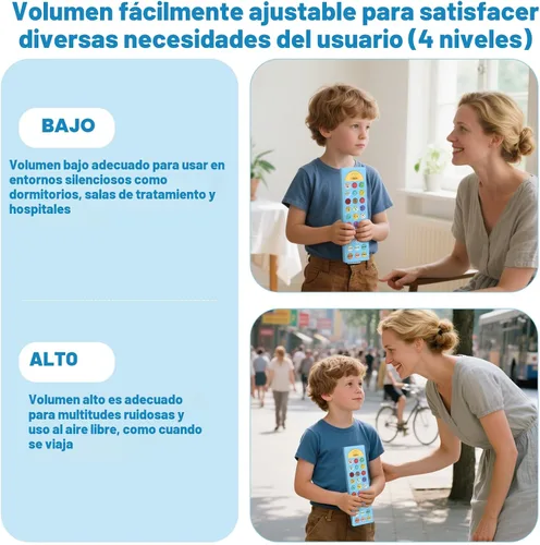 Miniatura 5 de Joyreal Dispositivo AAC para Autismo, Herramientas de Comunicación No Verbal para Terapia del Habla y Rehabilitación de Accidente Cerebrovascular.