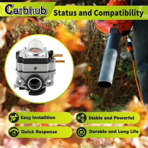 Miniatura 2 de Carbhub TBP6160 TB4BP TB4BPEC 753-05676A Carburador para Troy-Bilt TB4BP (41AR4BPG966) TBP6160 TB4BPEC Soplador de Mochila 753-05676A Carburador