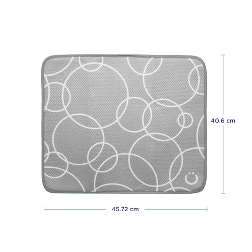 Miniatura 6 de Ubbi Tapete de secado de platos de microfibra, tapete de secado de biberones, tapete para encimera de cocina, paquete de 2