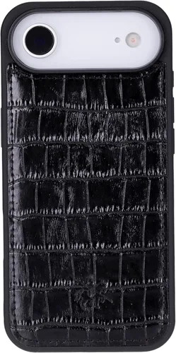 Miniatura 158 de Venito Lucca - Funda de piel compatible con Samsung Galaxy Note 10 (6,3 pulgadas), extra segura, con cubierta trasera acolchada, cocodrilo negro