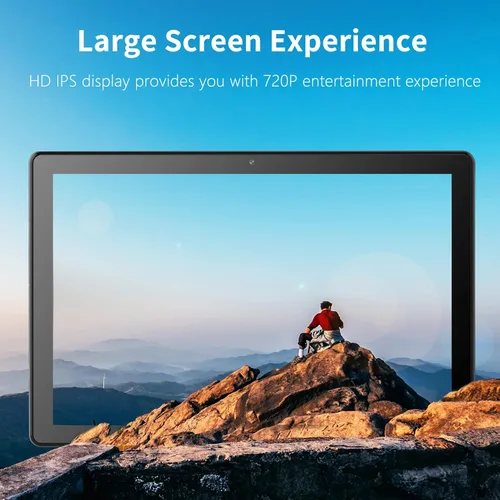 Miniatura 6 de PRITOM 2026 Tablet Android 16 de 10 pulgadas, 64 GB, 1 TB expandible, pantalla IPS HD de 1280 x 800, procesador de cuatro núcleos, 6000 mAh