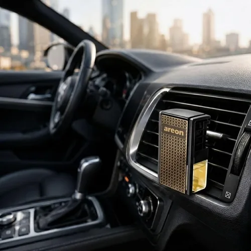 Miniatura 2 de Areon Perfume para automóvil, con gancho para ventilación. Fragancia clásica. Disfrute del interior de su automóvil ..., 1, Dorado