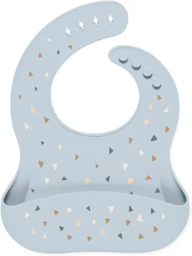 Miniatura 11 de Simple Modern Babero de silicona Babero de comida para niños pequeños Lavanda (Lavender Mist)