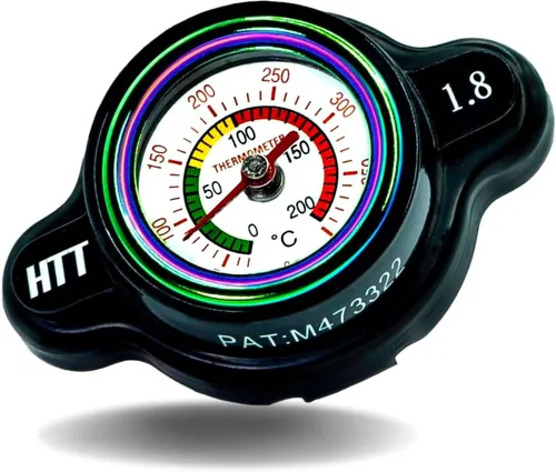 Miniatura 10 de WhaleFlame - Tapa de radiador de alta presión con medidor de temperatura de 1.8 bar (25.6 psi), monitoreo de temperatura en tiempo real previene