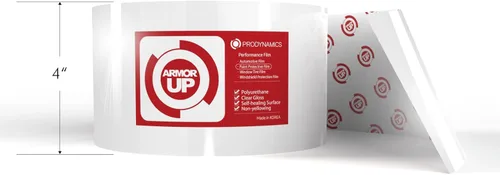[ARMOR UP] Película protectora transparente de pintura de automóvil de 4 x 72 pulgadas, envoltura protectora de TPU de 6 mil para marco de bicicleta