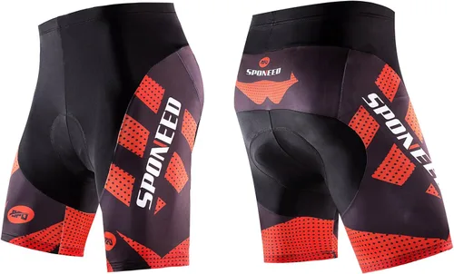 Miniatura 2 de sponeed Pantalones cortos de ciclismo para hombre pantalones acolchados para equitación ropa de ciclismo y ciclismo