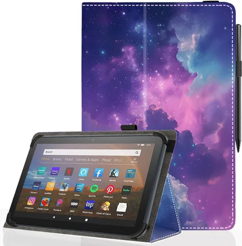 Miniatura 8 de Funda universal para tablet Android de 7 y 8 pulgadas, delgada, plegable, para todas las tabletas con pantalla táctil de 7 a 8.5 pulgadas