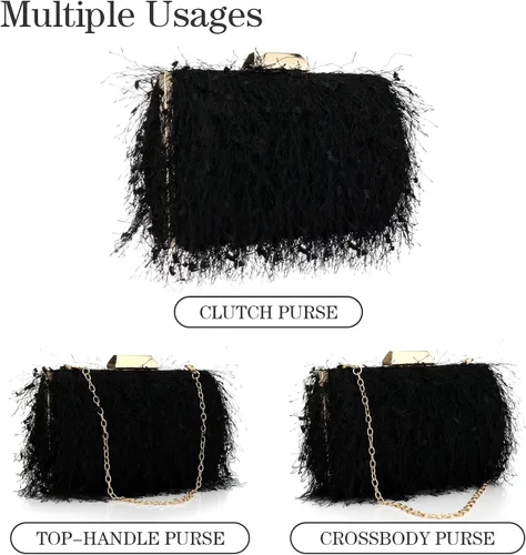 Miniatura 3 de Bolso de mano para mujer lindo bolso de mano con asa superior bolso cruzado para boda fiesta baile de graduación banquete