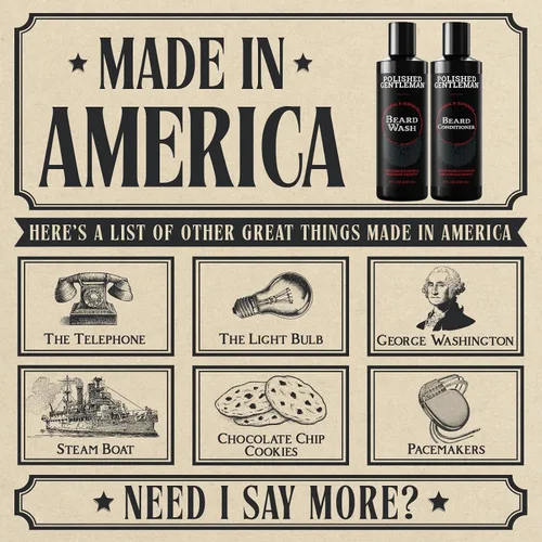 Miniatura 3 de Polished Gentleman - Juego de champú y acondicionador para barba