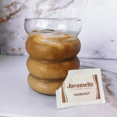 Miniatura 9 de Javamelts Paquetes de azúcar con sabor a avellana Azúcar de caña pura para hornear, sustituto del jarabe de café, cócteles, té, sin OMG, sin