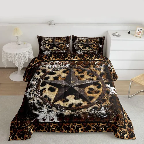 Miniatura 26 de Juego de ropa de cama de oso para niños y adolescentes, juego de edredón de animales salvajes para niños, adolescentes, naturaleza, vida silvestre