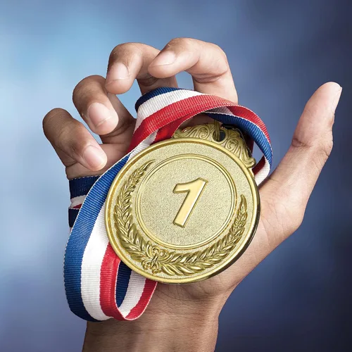 Miniatura 2 de MTLEE Gold Silver Bronze Award Medals Competition Style Winner Award Medals Metal Medals Prizes with Neck Ribbon for Competitions Party Homework