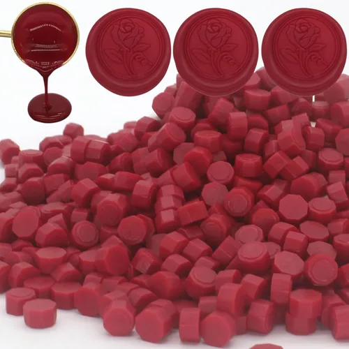 Miniatura 11 de 600 cuentas de cera amarilla, pellets de cera de sellado premium para sellos de sellos, invitación de boda, sobre de cartas, decoraciones de Amarillo