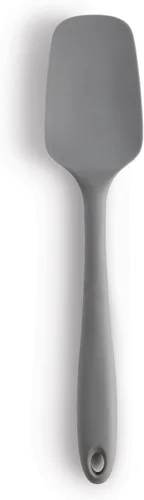 Miniatura 17 de Mrs. Anderson's Baking Espátula delgada de silicona, flexible y antiadherente, diseño de una sola pieza, rojo, para mezclar, plegar, raspar, hornear