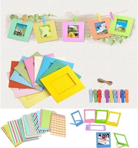 Miniatura 4 de Paquete de accesorios para cámara instantánea de 12 piezas, verde lima, compatible con cámara Fujifilm Instax Mini 8 y Mini 9 incluye; funda