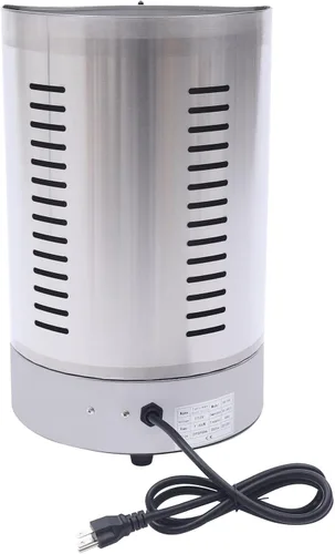 Miniatura 7 de Máquina eléctrica Shawarma Grill de 110 V, 3000 W, parrilla vertical de Kebab de 122.0-572.0 °F, horno asador vertical para encimera, máquina