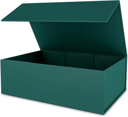 Miniatura 16 de Caja de regalo rosa de 10" x 6" x 3" con tapa de cierre magnético, caja de regalo para regalos, cajas de regalo de dama de honor, caja bonita, caja
