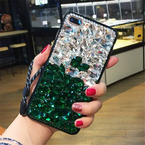 Funda para Galaxy S22 Ultra, funda 3D hecha a mano con brillantes y piedras impresionantes con diamantes de imitación para Samsung Galaxy S22 Ultra