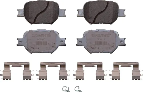 Wagner Brake OEX OEX817 Juego de pastillas de freno de disco de cerámica premium