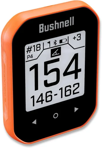 Bushnell Golf Phantom 3 Slope GPS – Telémetro de golf portátil con yardas ajustadas por pendiente, pantalla táctil, montaje magnético BITE – Más de