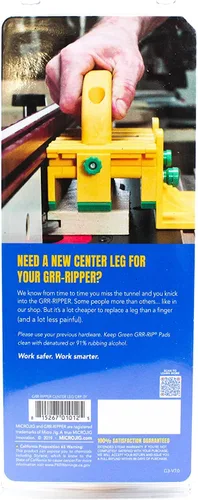 Miniatura 3 de MICRO JIG - GRP-3Y Micro Jig Amarillo Reemplazo Centro Pierna Para GRR-Ripper