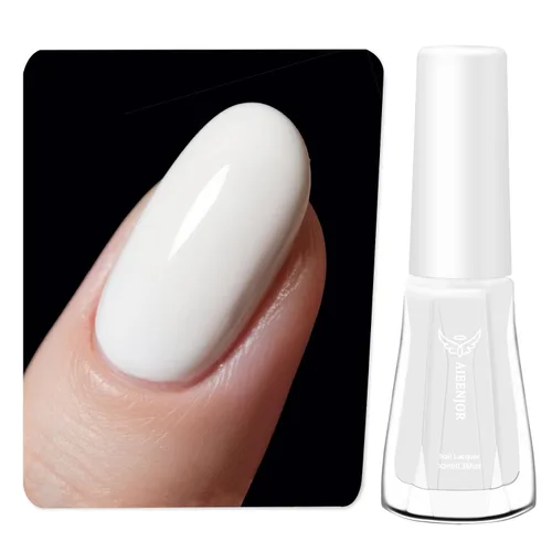 Miniatura 20 de Esmalte de uñas negro, esmalte de uñas de secado rápido, sin rayas, esmalte de uñas de larga duración para uñas de boda de otoño, manicura acogedora