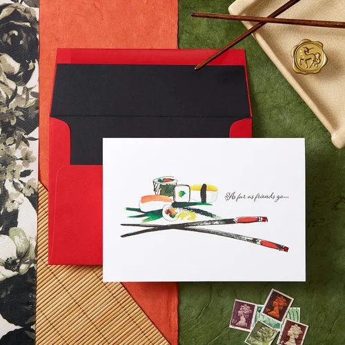 Miniatura 2 de NIQUEA.D Tarjeta, Sushi con Palillos (NF-0034)