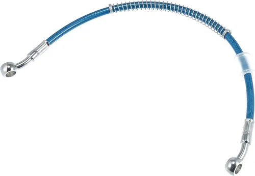Motoforti - Manguera de aceite para línea de freno hidráulica de motocicleta, tubo de 15.75" de longitud, 10mm de diámetro interior, de acero