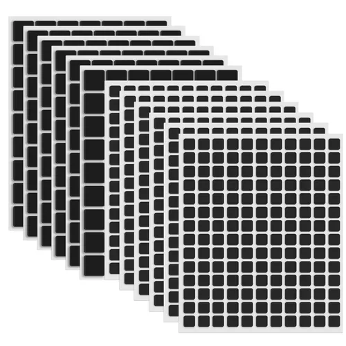 Miniatura 12 de BAOFALI Juego de 6 cuadrados de espuma adhesiva 3D de doble cara, 2 tamaños para hacer tarjetas, color negro, adhesivo permanente para colgar fotos