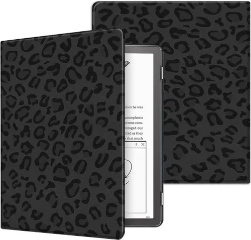 Miniatura 77 de Funda para Kindle básico de 6 pulgadas (11.ª generación), múltiples ángulos, piel sintética, delgada, con función de encendido y apagado automático
