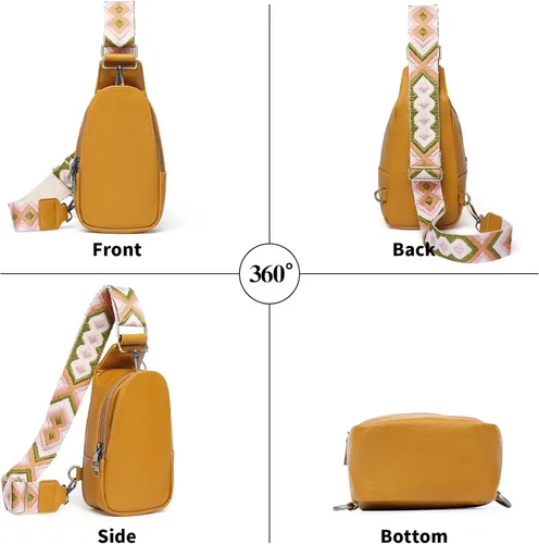 Miniatura 6 de Mochila para mujer, mochila de viaje de nailon, pequeña bolsa casual, A2-amarillo.