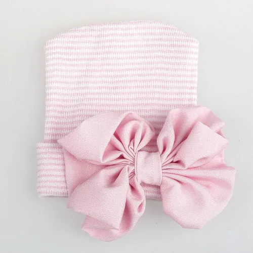 Miniatura 3 de Gorras y manoplas para recién nacidos, gorro de hospital para recién nacidos, guantes antiarañazos, set de regalo para niños y niñas