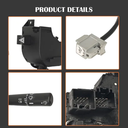 Miniatura 2 de 5L3Z-13K359-AAA Interruptor de atenuación de limpiaparabrisas multifunción para Ford F-150 2005-2008, Lincoln Mark LT 2006-2008 Reemplazar SW7388