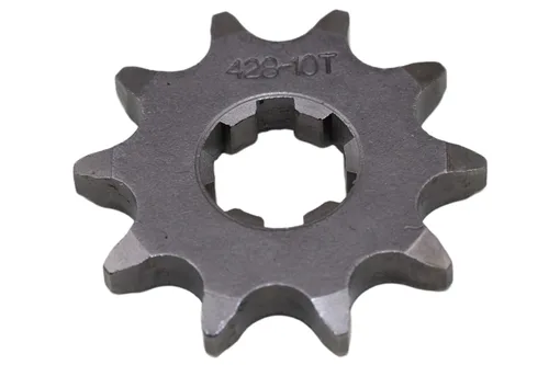 Miniatura 5 de Trkimal Motocicleta 428-10T Piñón delantero de 0.669 in para motocicleta de 50 cc, 70 cc, 90 cc, 110 cc, 125 cc, motocross, mini bicicleta, TaoTao