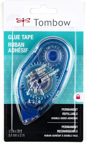 Miniatura 2 de Tombow 62106 Aplicador de Adhesivo Permanente Mono. Ejecutor de Cinta Fácil de Usar para Unión Fuerte e Instantánea.