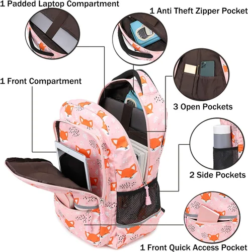 Miniatura 4 de Mochilas escolares para niñas niños y adolescentes