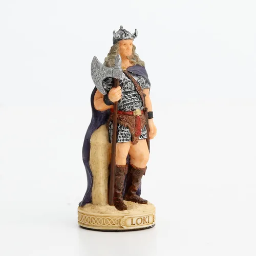 Miniatura 3 de Veronese Design Figura de poliresina pintada a mano Loki Dios de las travesuras de 3 3/8 pulgadas